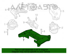 Suport cutie de viteze pentru BMW X3 G01 19- 2.0T RWD