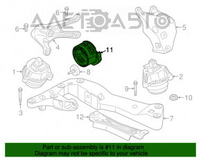 Подушка АКПП BMW 5 G30 17-23 2.0Т AWD