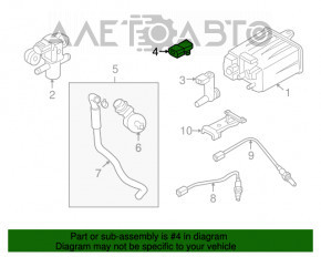 Senzorul de absorbție a combustibilului Nissan Rogue 14-20, nou, original OEM