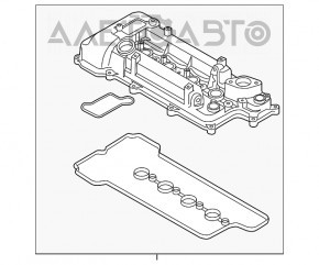 Крышка клапаная HYUNDAI SONATA 15-19 1.6т