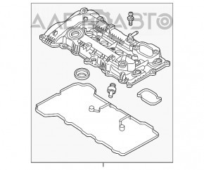 Крышка клапанная Hyundai Tucson 16-21