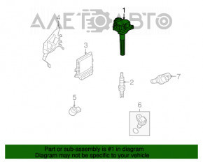 Bobina de aprindere pentru Infiniti G37 4d 08-14