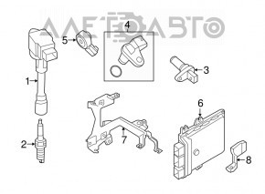 Катушка зажигания Nissan Murano z51 09-14