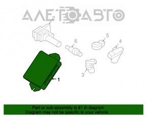 Blocul ECU EGI al motorului Subaru B10 Tribeca