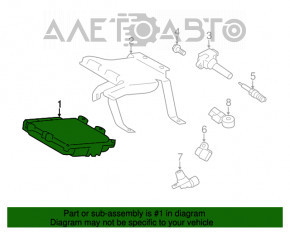 Блок ECU компьютер двигателя Subaru Forester 14-18 SJ 2.0