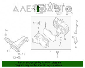 Contor de aer Infiniti JX35 QX60 15-16