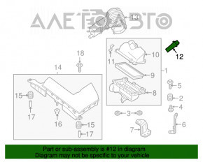 Contor de aer Nissan Rogue 14-20