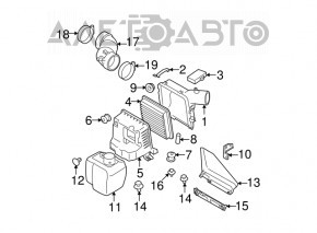 Contor de aer pentru Subaru Forester 08-13 SH