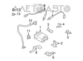 Лямбда-зонд правый первый Infiniti FX35 03-08 новый OEM оригинал