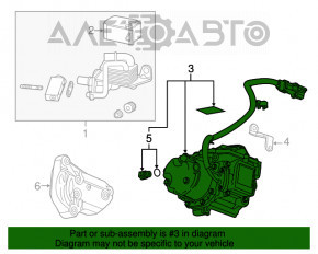 Compresorul de aer condiționat pentru Chevrolet Volt 11-15