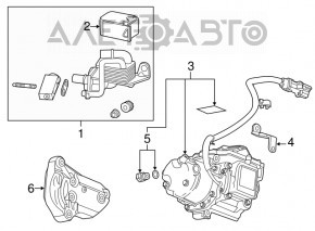 Compresorul de aer condiționat pentru Chevrolet Volt 11-15