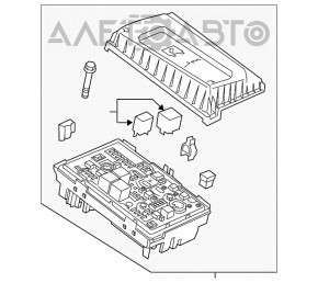 FUSE BOX RELAY Chevrolet Volt 11-15