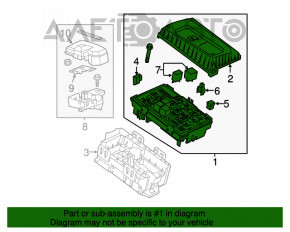 FUSE BOX RELAY Chevrolet Volt 11-15