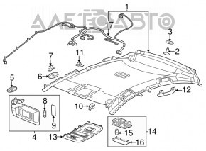 Ручка потолка задняя правая Chevrolet Volt 11-15