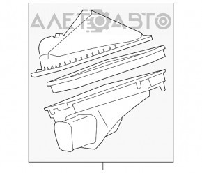 Корпус воздушного фильтра Cadillac ATS 13- 2.0T