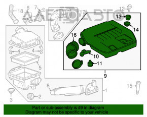 Capacul motorului Chevrolet Volt 11-15