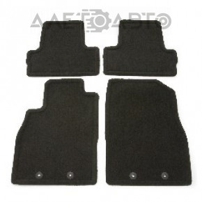 Set de covorașe Chevrolet Volt 11-15, material textil negru, fără 1 fixare.