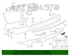 Reflector spate dreapta Cadillac CTS 14-