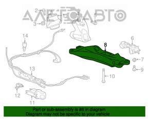 Suportul pentru perna motorului din spatele Cadillac ATS 13- 2.0T 2.5 RWD