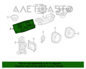 Unitate CD, schimbător de CD Chevrolet Malibu 13-15