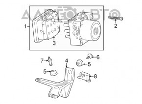 ABS АБС Cadillac ATS 13-