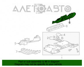 Husa genunchi sofer Cadillac ATS 13- bej, rupt, prins rupt