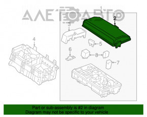 Capacul cutiei de siguranțe sub capotă pentru Chevrolet Impala 15-19