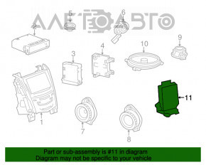 Amplificator Cadillac ATS 13- bose