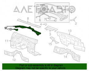 Поддон дворников Cadillac ATS 13-