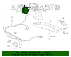 Pernele motorului stâng Cadillac ATS 13- 2.0 2.5 awd