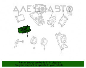 Magnetofon radio pentru Chevrolet Cruze 11-15