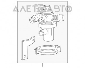 Клапан системы охлаждения батареи Chevrolet Volt 11-15