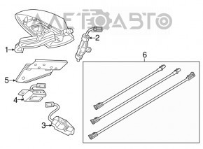 Antena aripă Chevrolet Impala 14-20