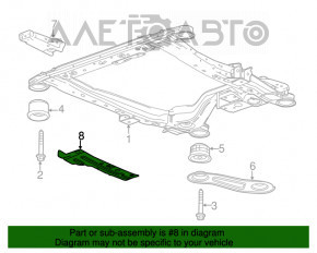 Protecția motorului dreapta pentru Chevrolet Impala 14-20