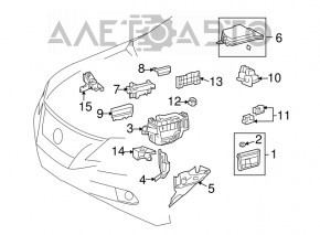 FUEL PUMP RESISTOR CONTROL MODULE Lexus RX350 10-15