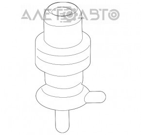 Motorul de spălare a parbrizului Mercedes CLA 14-19 nou OEM original