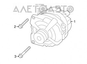 Generatorul Infiniti QX30 17-