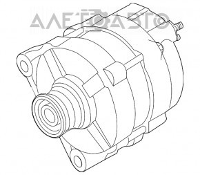 Генератор Nissan Rogue 21-22 2.5