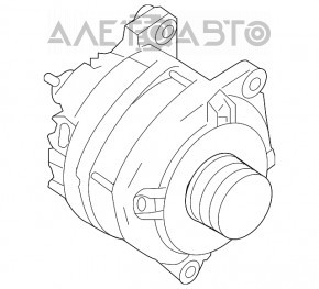 Генератор Infiniti G25 G35 G37 4d 06-14 скрипит подшипник