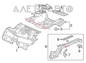 Корыто багажника Chevrolet Impala 14-20