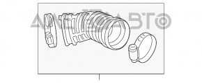 Воздуховод Chevrolet Impala 14-20 2.5 гофра