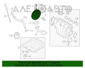 Шкив коленвала Hyundai Veloster 12-15 1.6 новый OEM оригинал