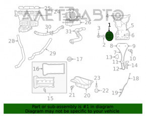 Шкив коленвала Jeep Patriot 11-17 2.4 новый OEM оригинал