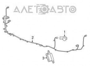 Senzor de parcare frontal extern Cadillac CTS 14-