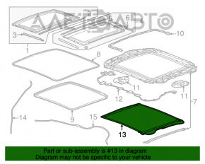 Perdeaua portbagajului Chevrolet Impala 14-20