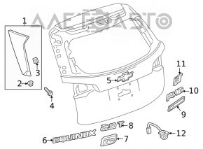 Camera de vizionare spate pentru Chevrolet Equinox 18-