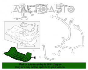 Protecția rezervorului de combustibil pentru Chevrolet Volt 16-