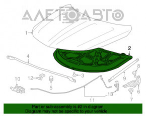 Изоляция капота Chevrolet Impala 14-20