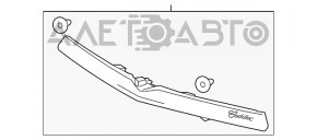 Moldura capacului portbagajului Cadillac CTS 15-19 restilizat cromat cu cameră