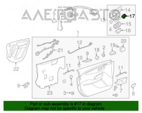 Controlul oglinzilor electrice stânga față pentru Chevrolet Impala 14-20